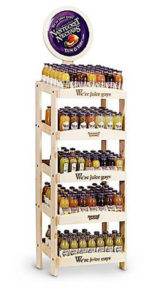 Beverage Display Racks | Coastal Woodworks & Display