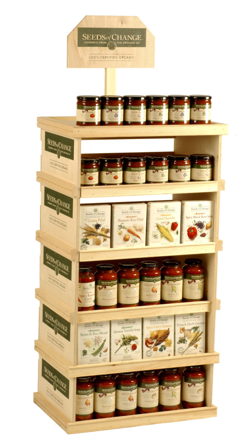 Wooden Food Display Racks Coastal Woodworks & Display